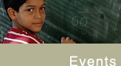 EVENTS. Photo slice: boy at chalkboard
