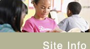 SITE INFO. Photo slice: boy and girl reading together